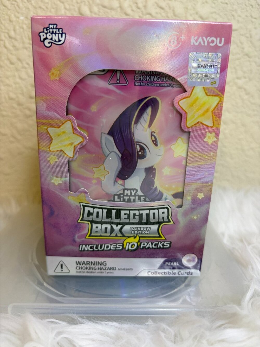 My Little Pony Kayou Rainbow Edition Pearl Collector Box 10 Packs 50 Cards Seale